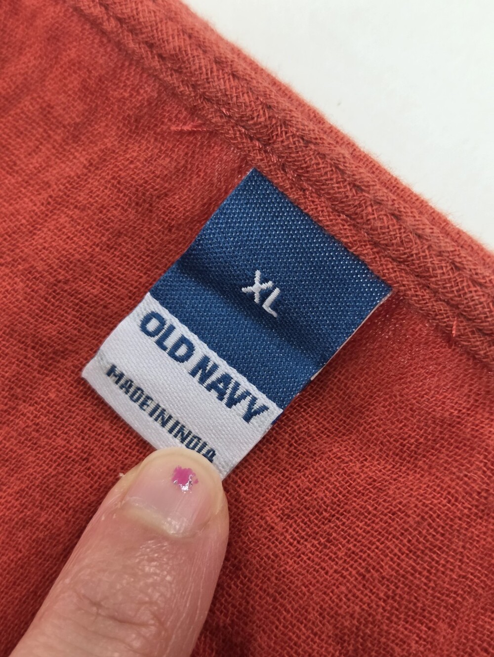 Old Navy 100% Cotton All-Day Maxi tiered Swing Dress teracotta sz XL - Picture 5 of 8